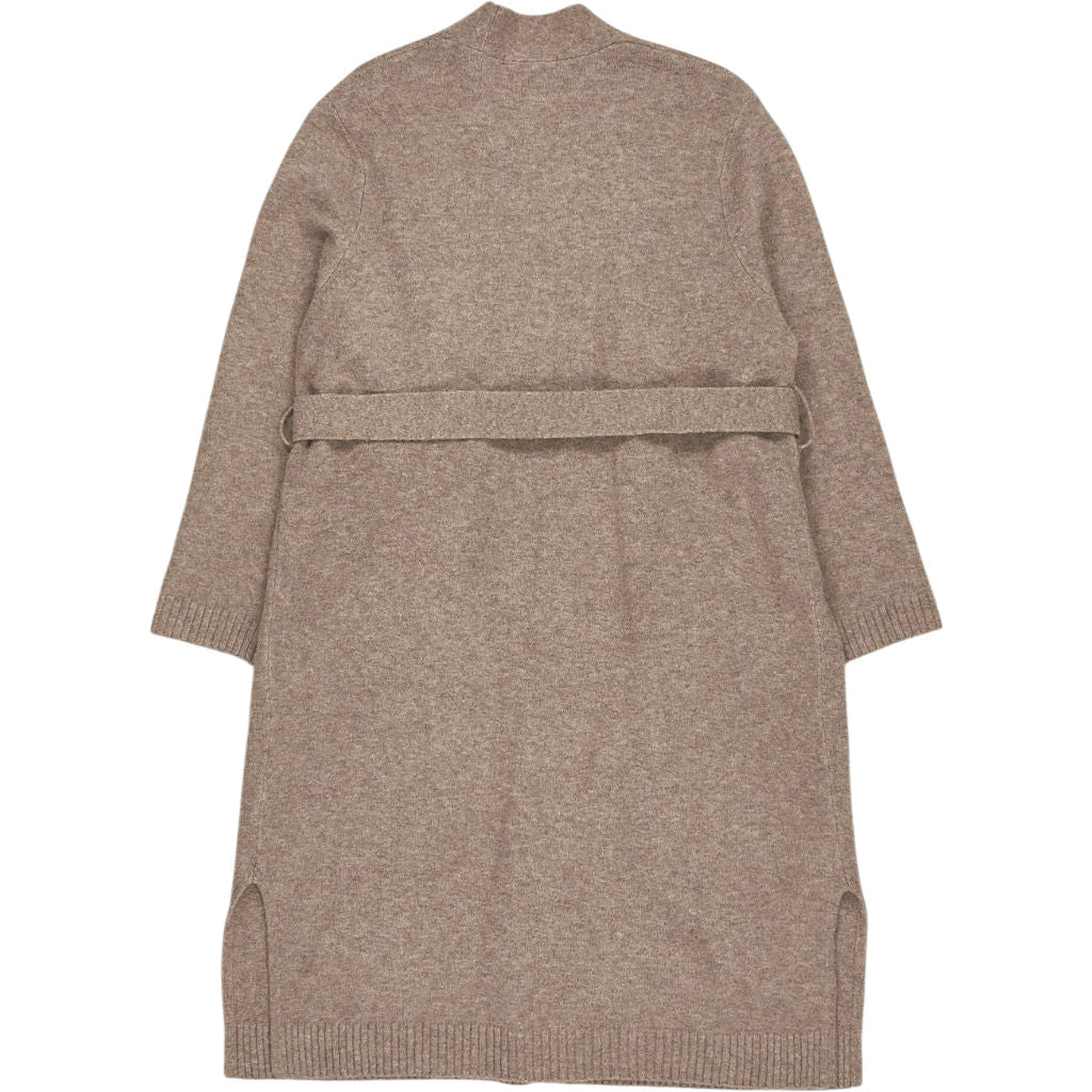 Uniqlo Light Brown Wool Blend Cardigan Coat