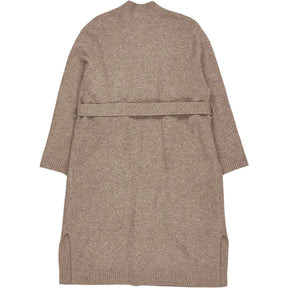 Uniqlo Light Brown Wool Blend Cardigan Coat