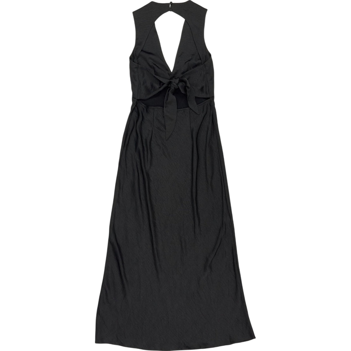 Omnes Black Nova Tie Back Dress