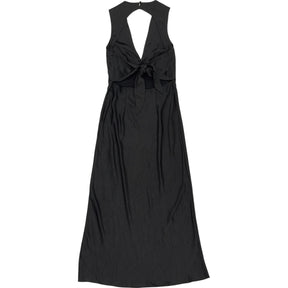 Omnes Black Nova Tie Back Dress