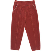 Mother of Peartl Brown Velvet Trousers