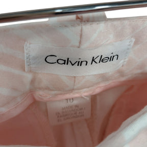 Calvin Klein Pink Printed Trousers