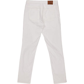 Cordings White Cotton Trousers