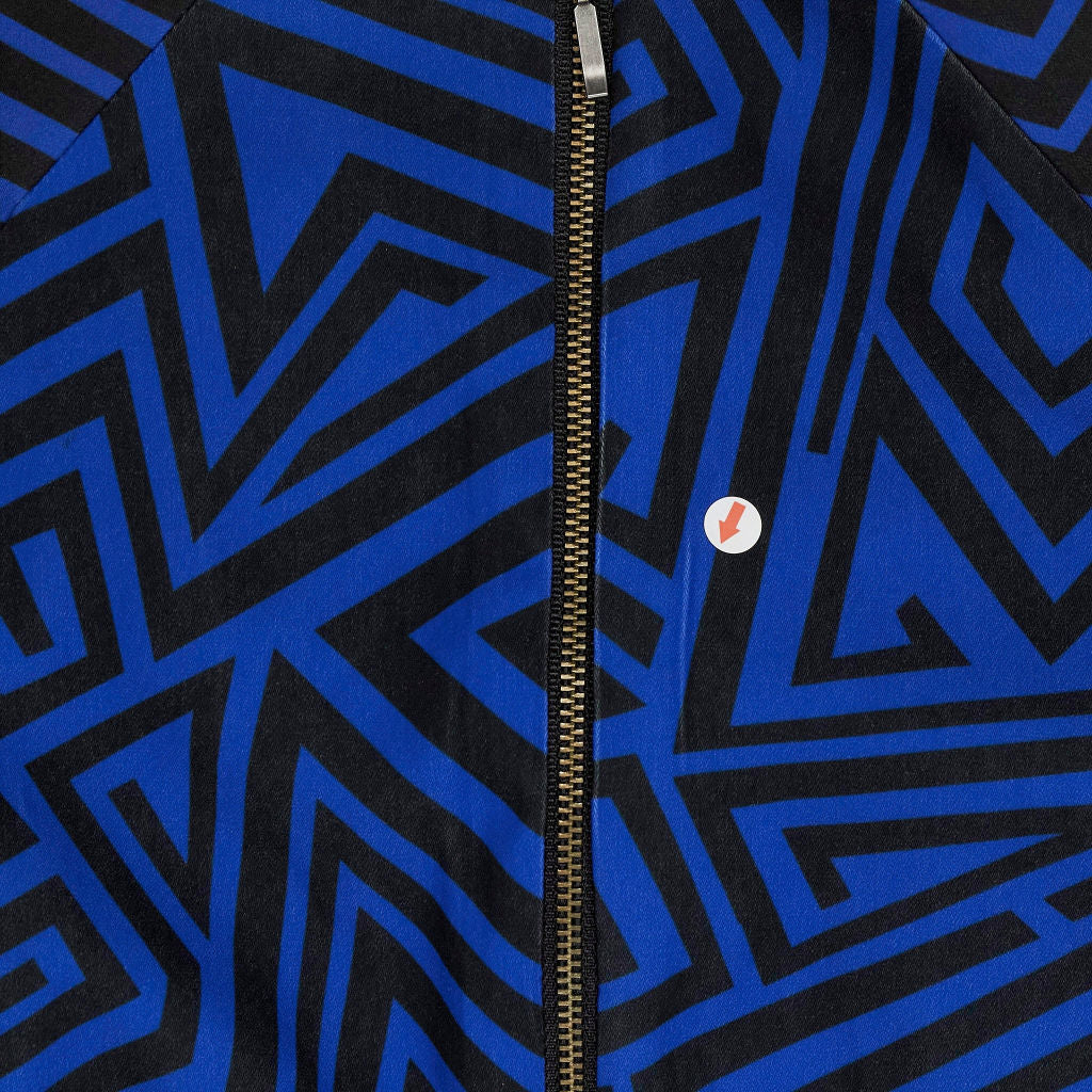 CBKD x BNKR Blue Matangi Jumanji Print Dress