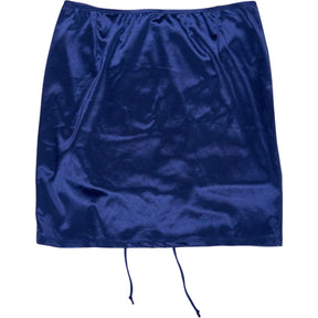 Motel Blue Satin Holie Skirt