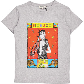 Fiorucci Grey Graphic T-Shirt