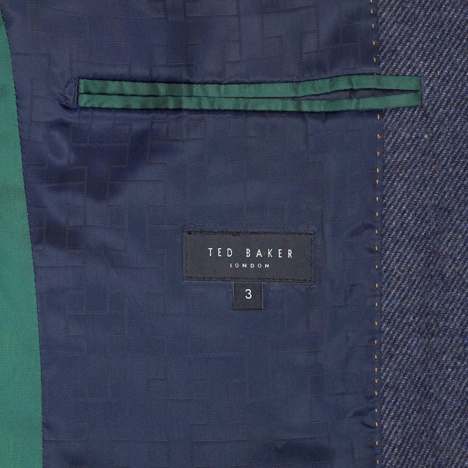 Ted Baker Navy Wool Blazer