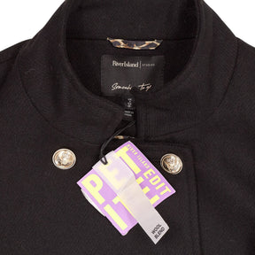 River Island Black Wool Blend Coat