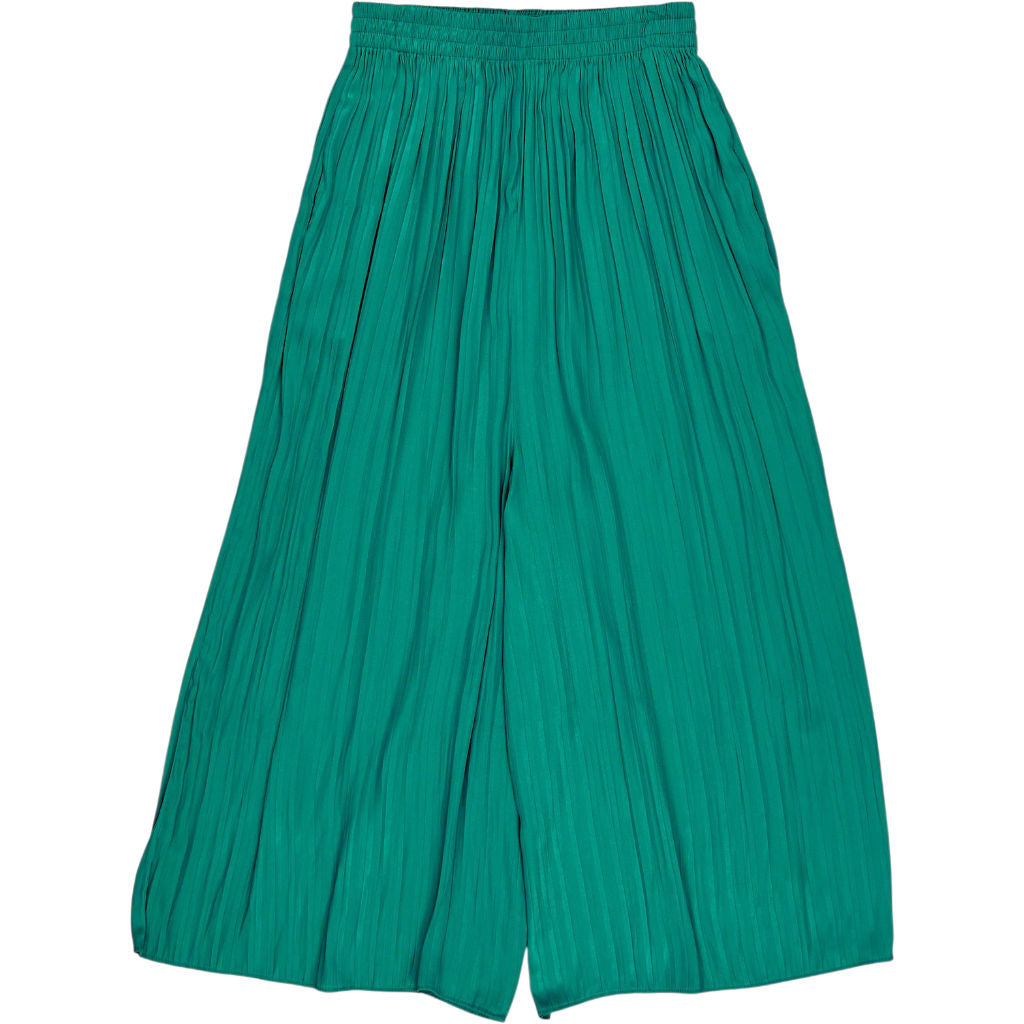 Hush Teal Pleated Wide Leg Trousers
