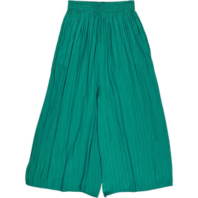 Hush Teal Pleated Wide Leg Trousers
