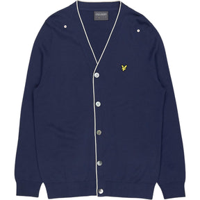 Lyle & Scott Navy Cotton Cardigan