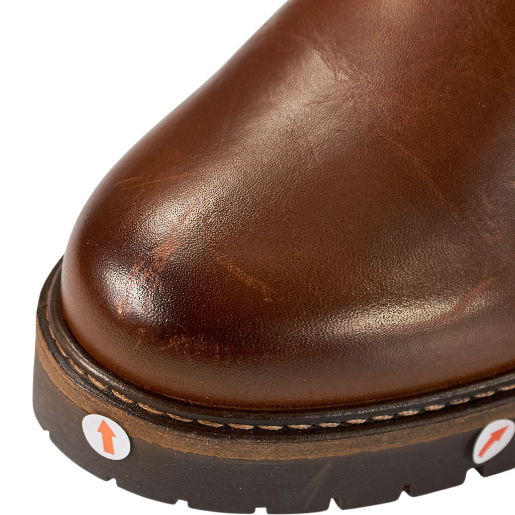 Barbour Brown Leather Ankle Boots