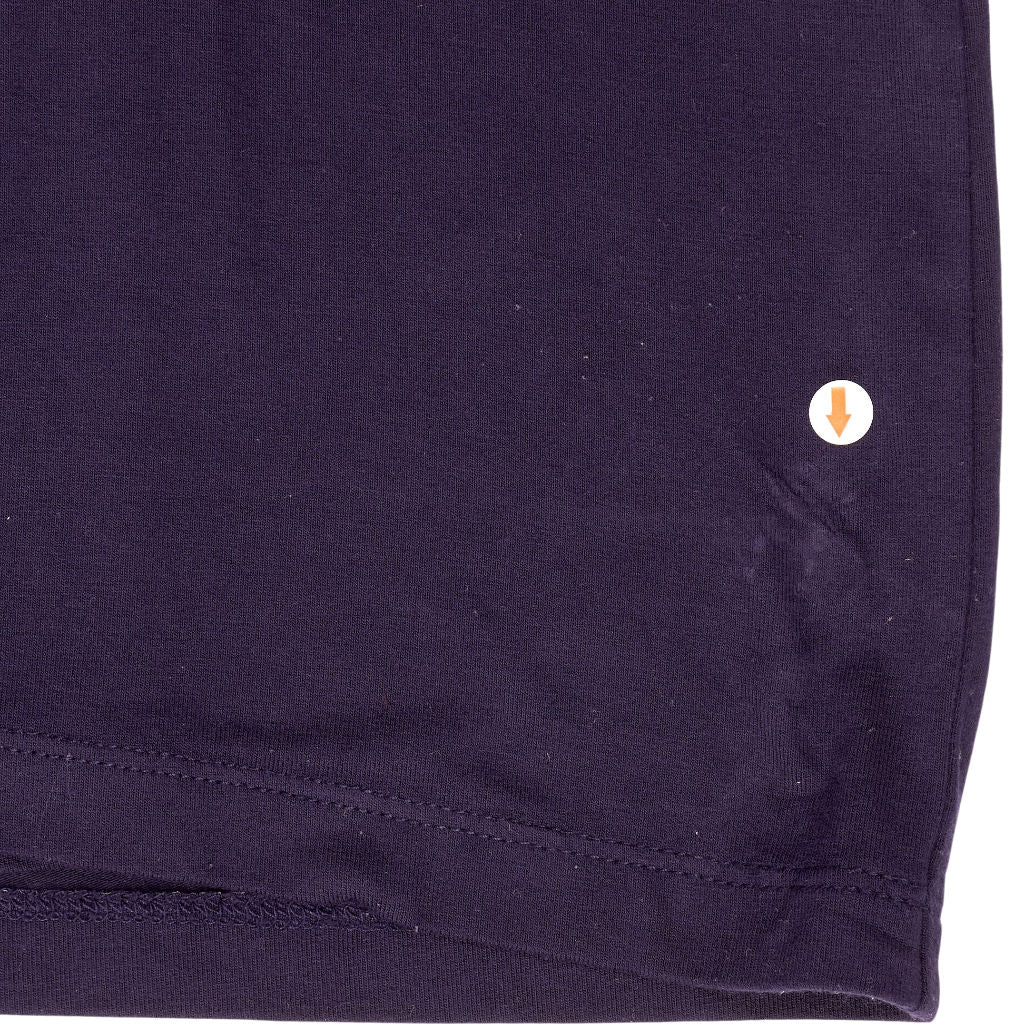 Baukjen Navy Short Sleeve Top