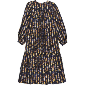 Baukjen Navy Kalina Printed Midi Dress