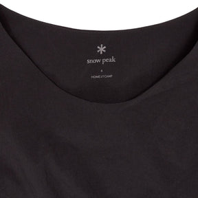 Snow Peak Black Drawstring Dress