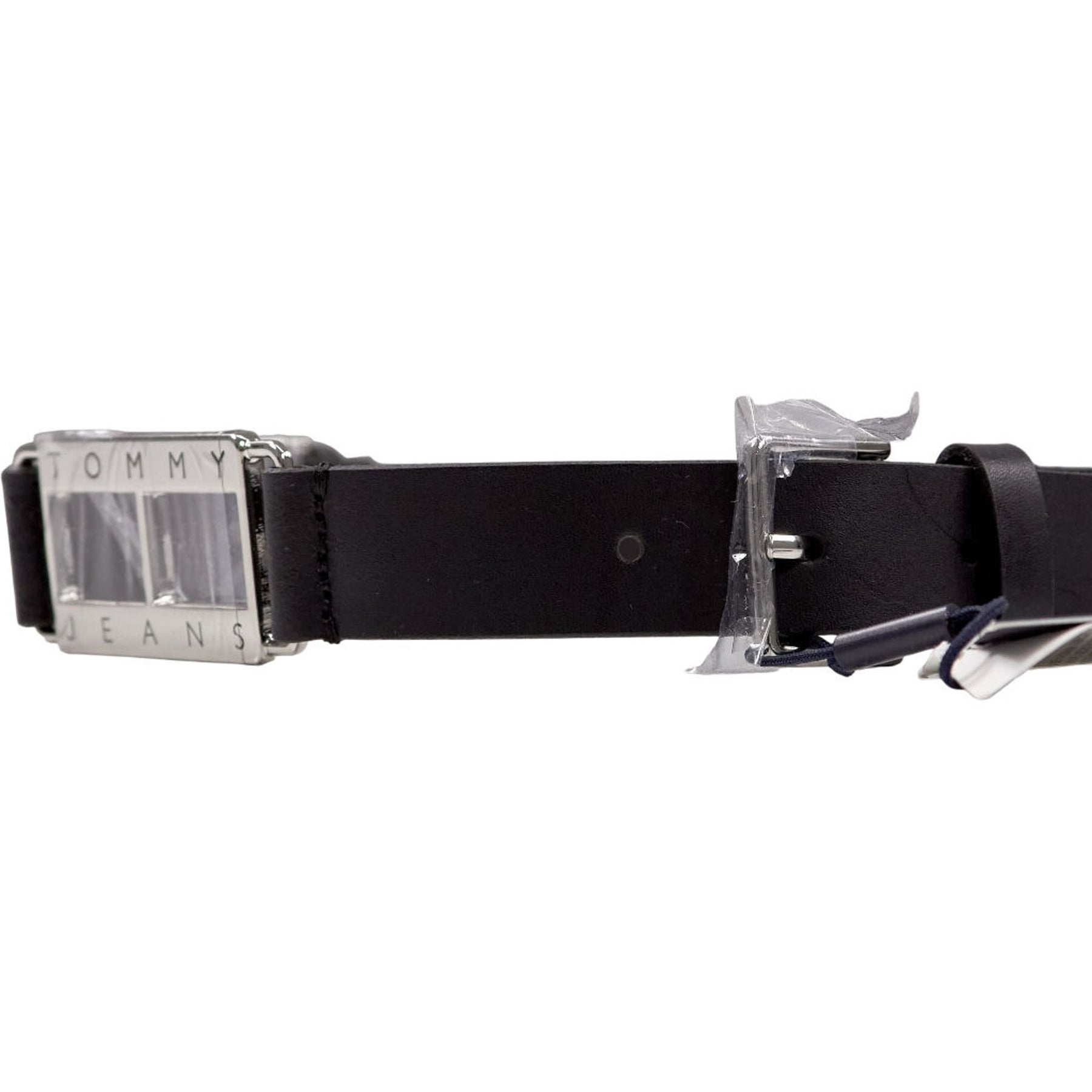 Tommy Jeans Black Heritage Lock Belt