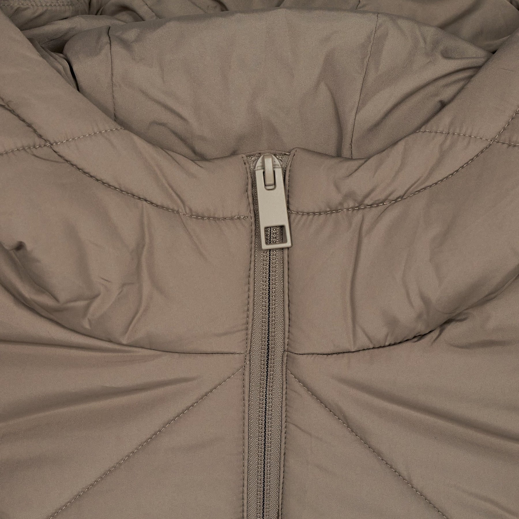 M&S Mocha Quilted Hooded Coat