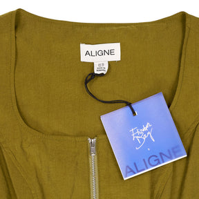 Aligne Olive Adonis Zip Top