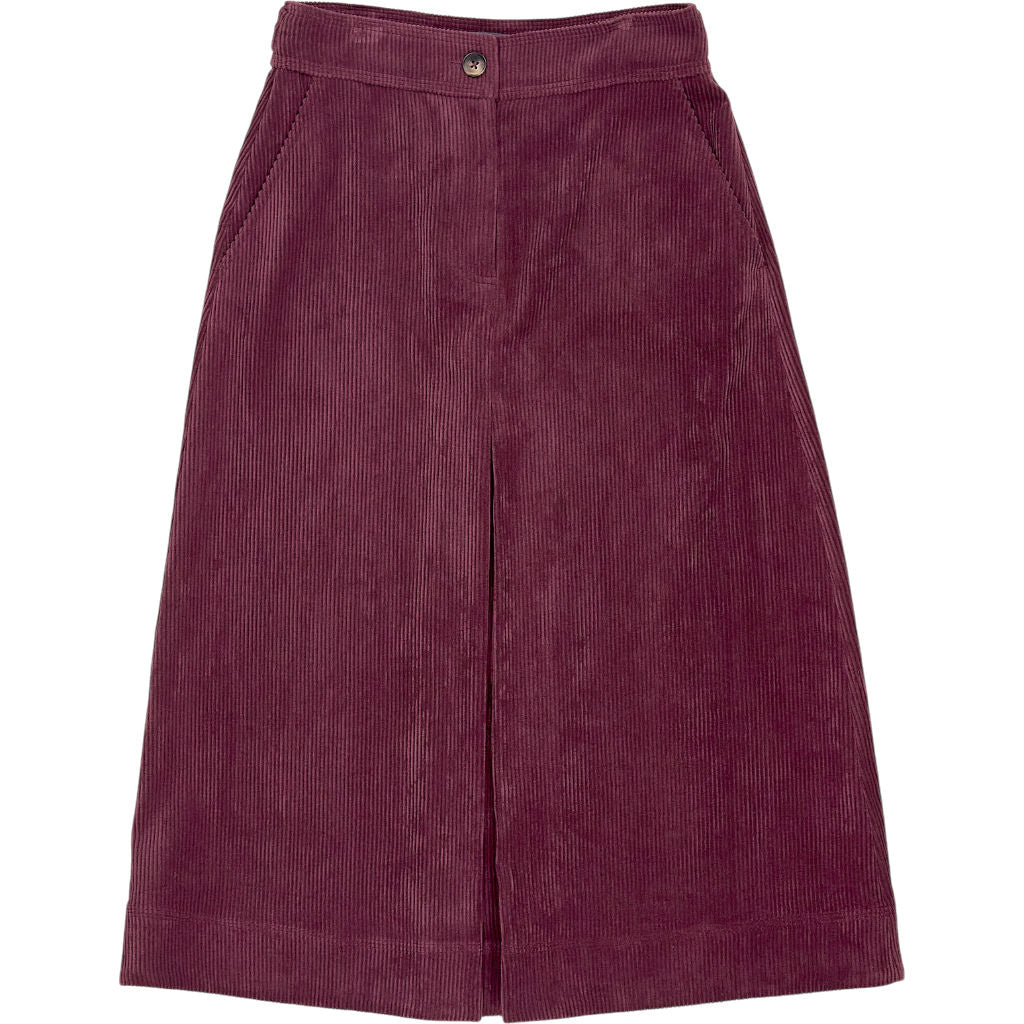 WYSE Burgundy Corduroy Skirt