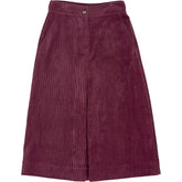 WYSE Burgundy Corduroy Skirt