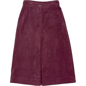 WYSE Burgundy Corduroy Skirt