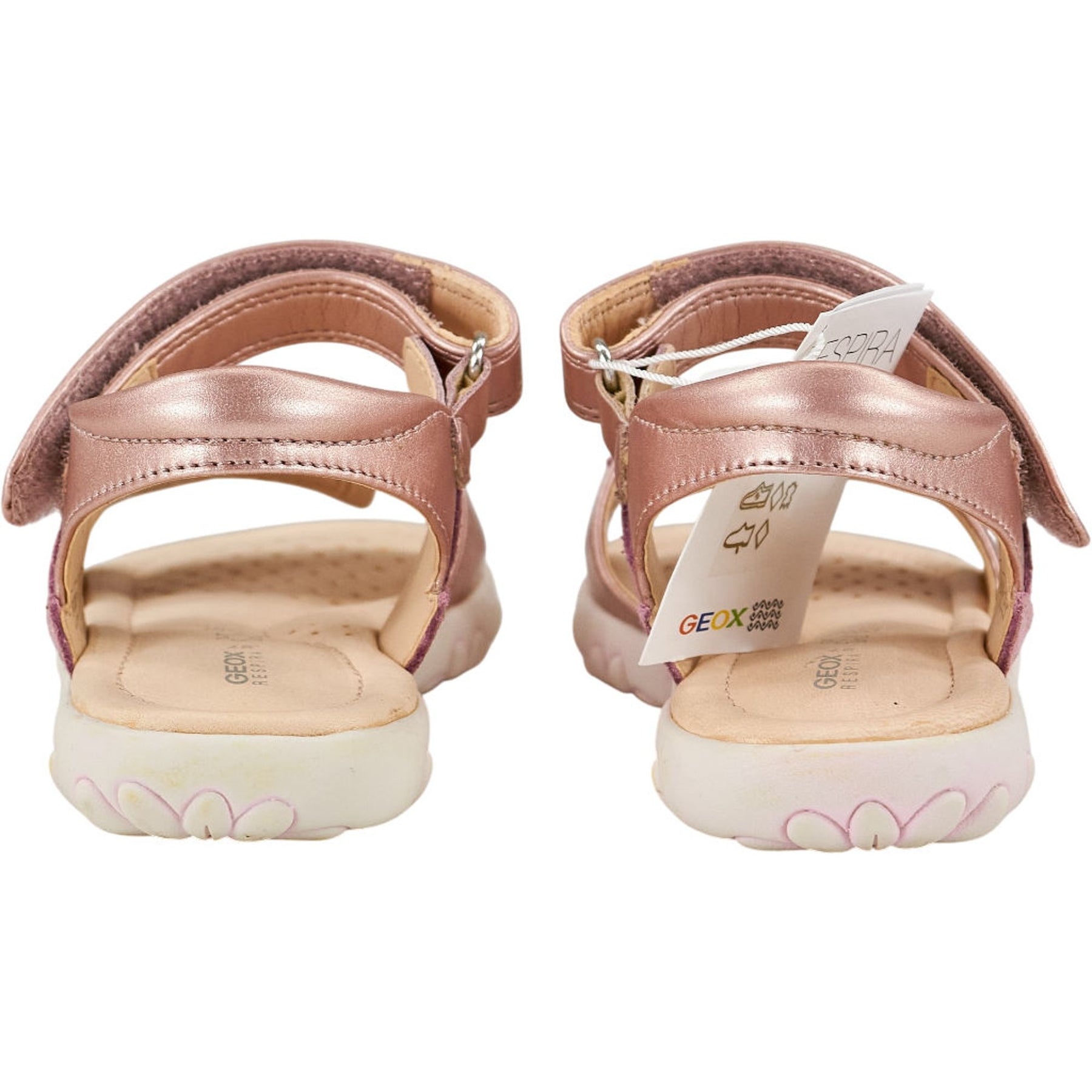 Geox Pink Flower Sandals