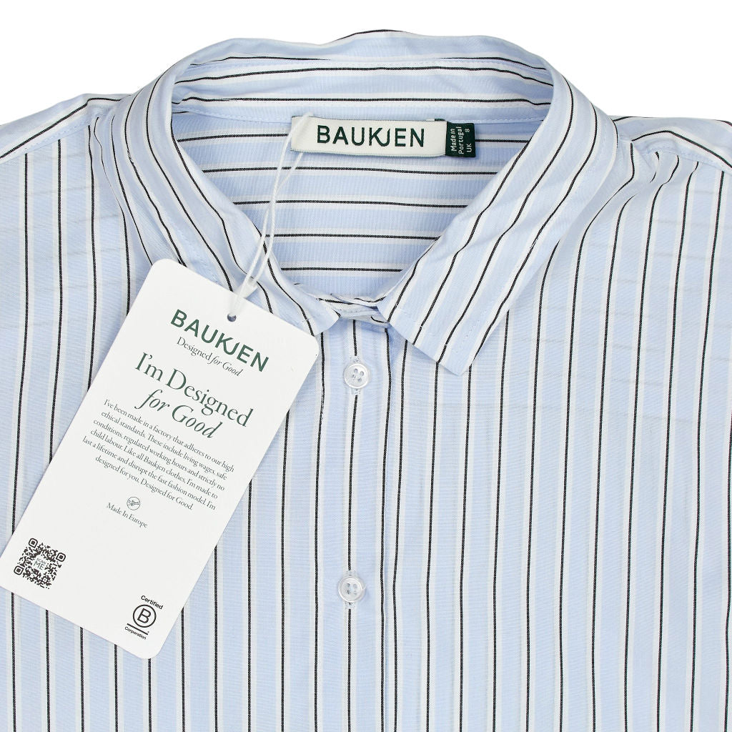 Baukjen Blue Stripe Risma Shirt
