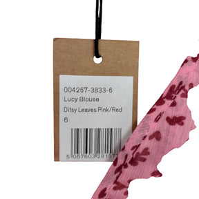 Hush Pink Ditsy Floral Lucy Blouse