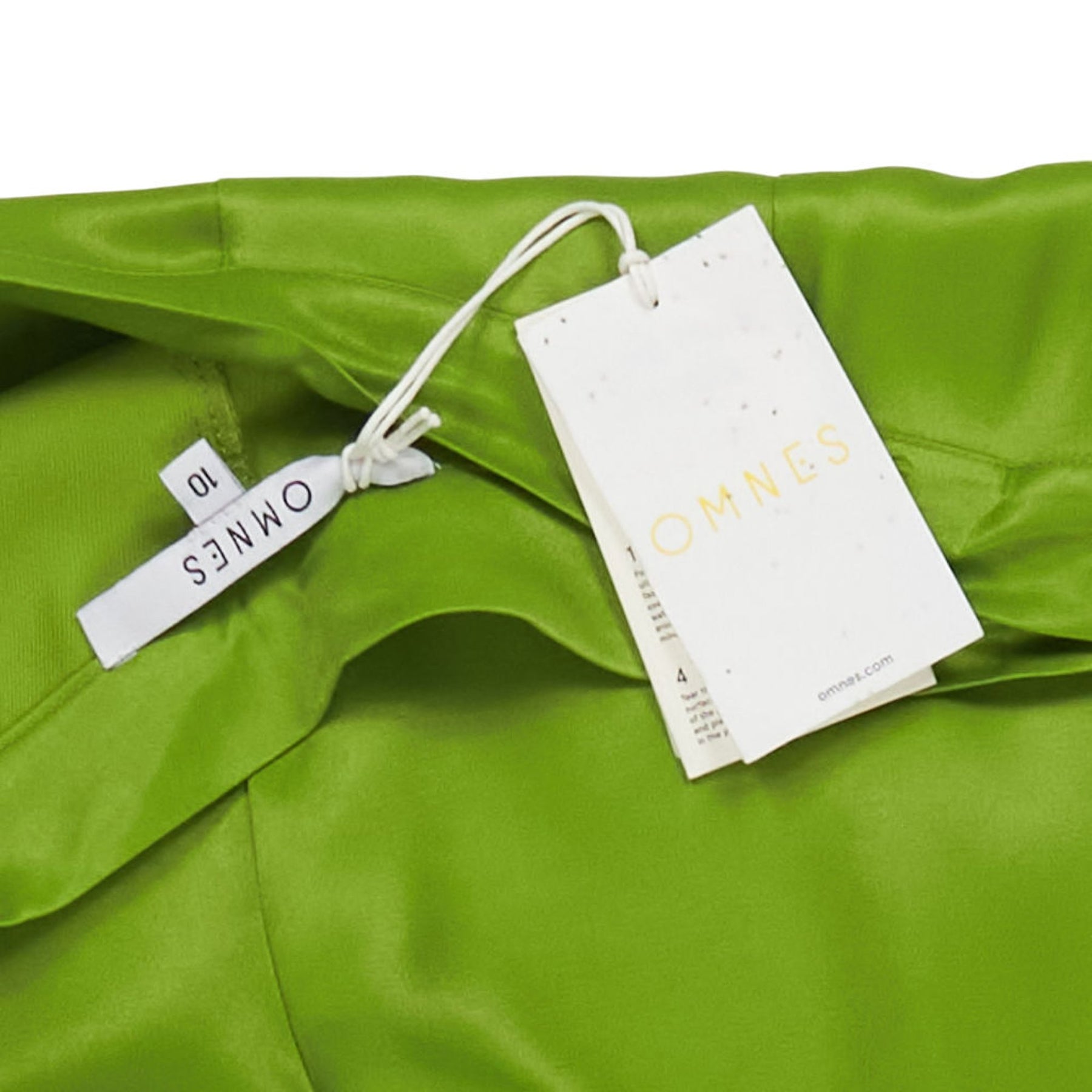 OMNES Green Satin Trousers