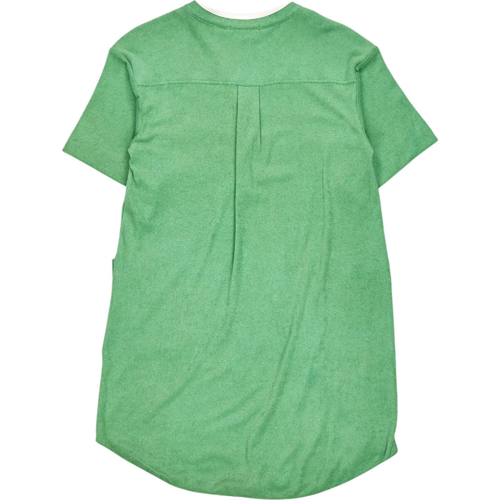 Wyse Green Towelling Shift Dress