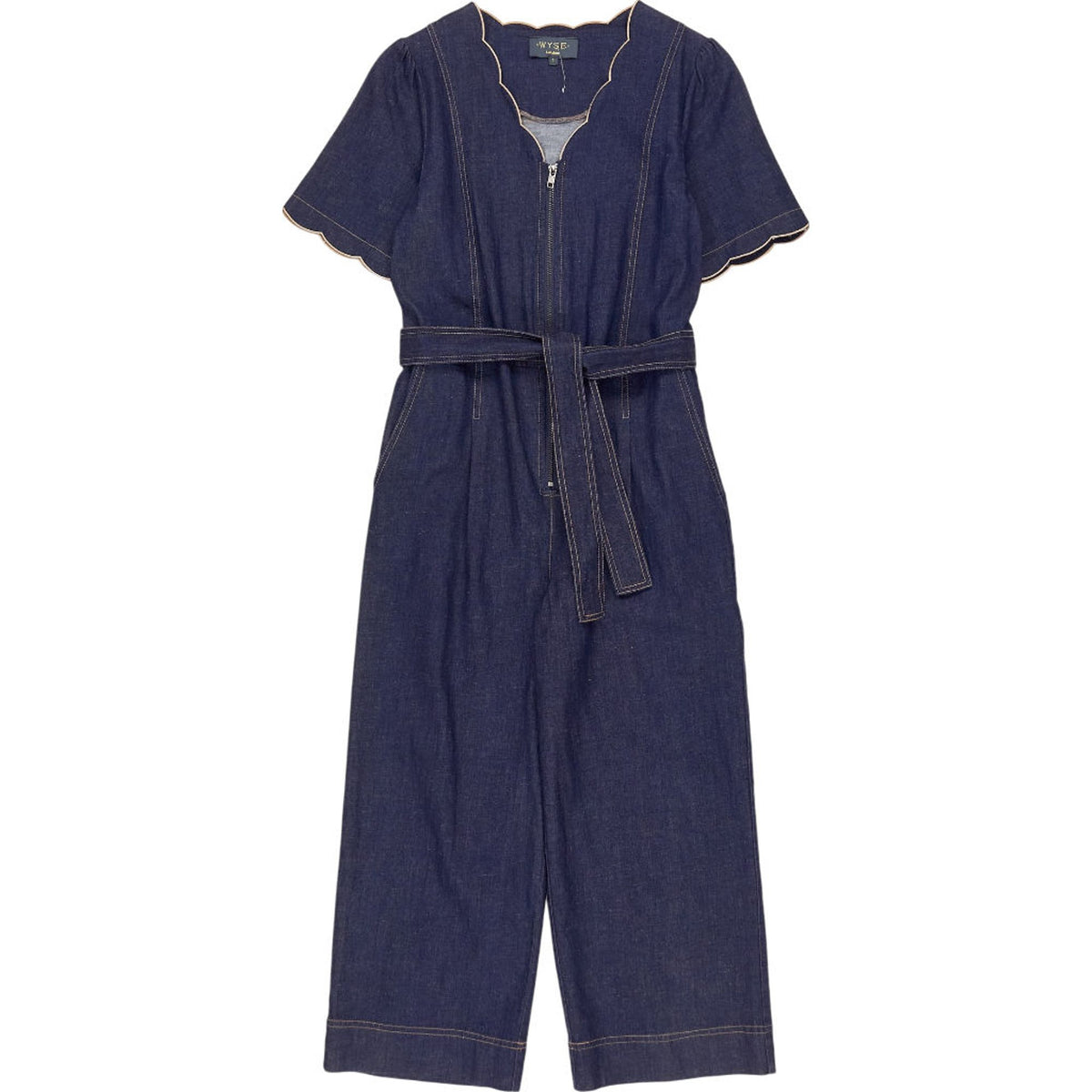 Wyse Blue Denim Jumpsuit