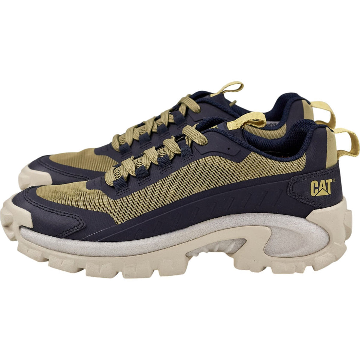 CAT Grey/GreenTotal Eclipse Intruder Trainers UK 8