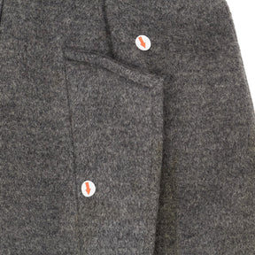 Diane von Furstenberg Grey Wool Blend Coat