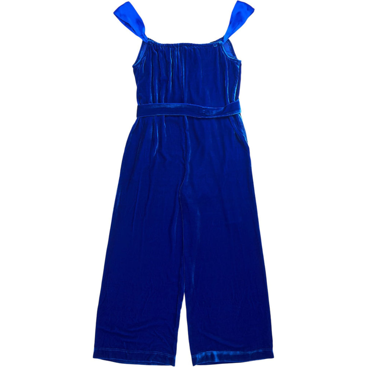 NRBY Blue Velvet Jumpsuit