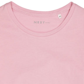 NRBY Pink Cotton Crew Top