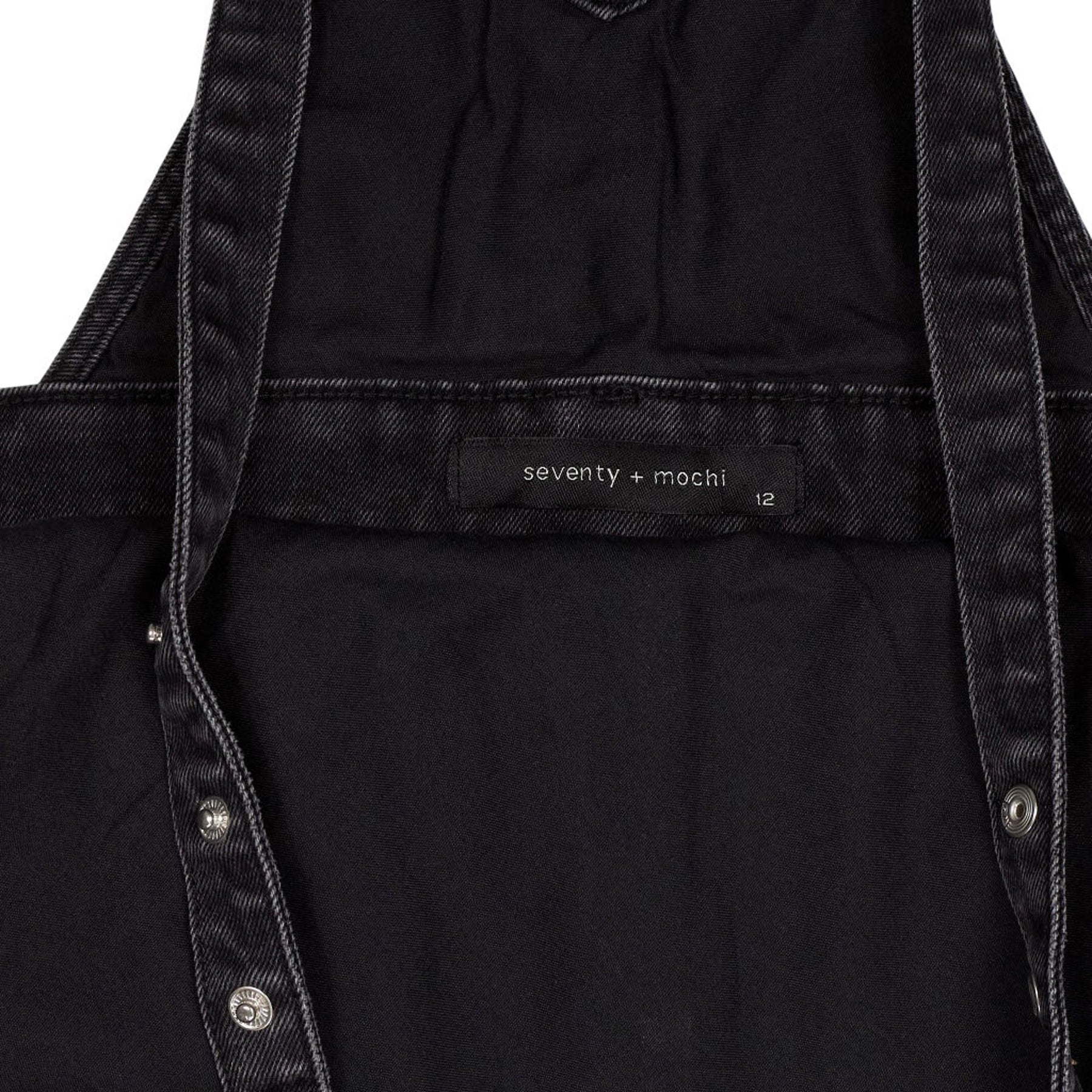 seventy + mochi Black Dungarees