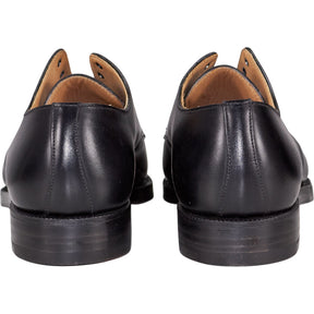 Crockett & Jones Black Leather Cap Toe Shoes