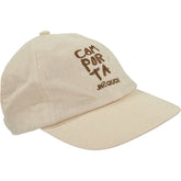 JNçQUOI Beige Embroidered Cap
