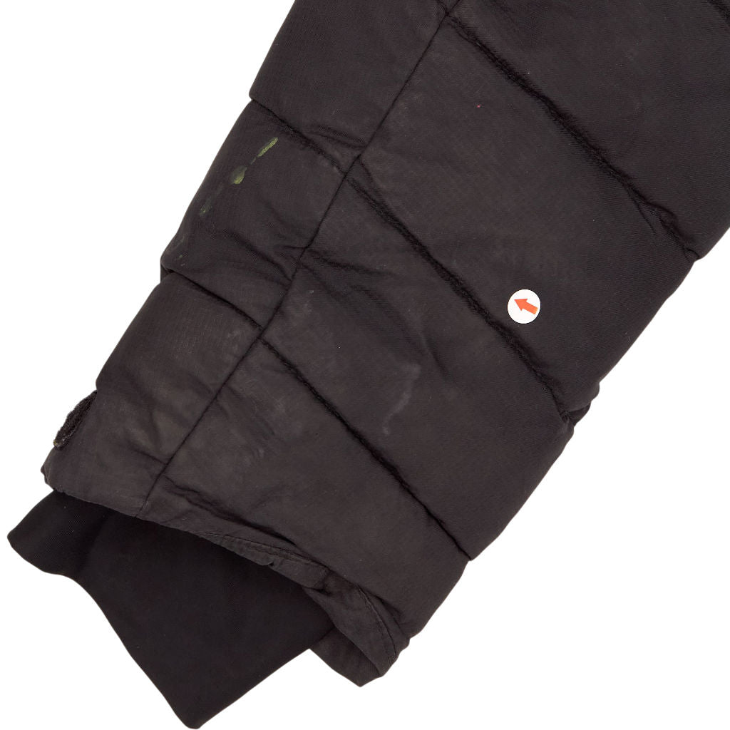 Billabong Black Quilted Jacket with Faux Fur Hood