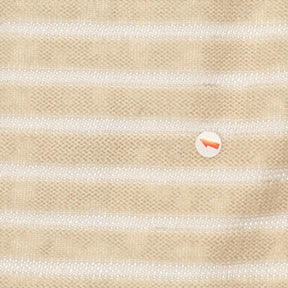 COS Beige Striped Wool Cotton Cardigan