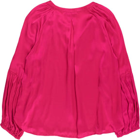 NRBY Pink Silk Blouse