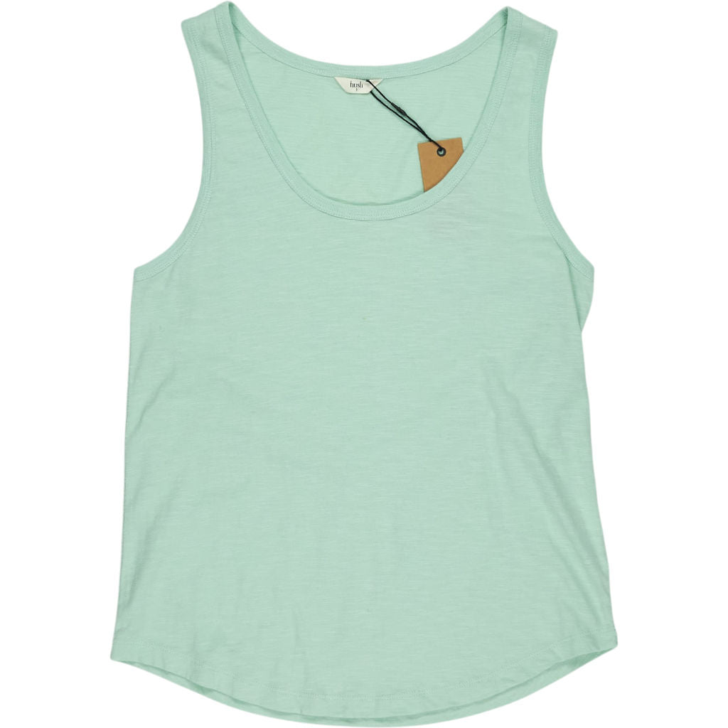 Hush Pastel Green Cotton Slub Tank Top