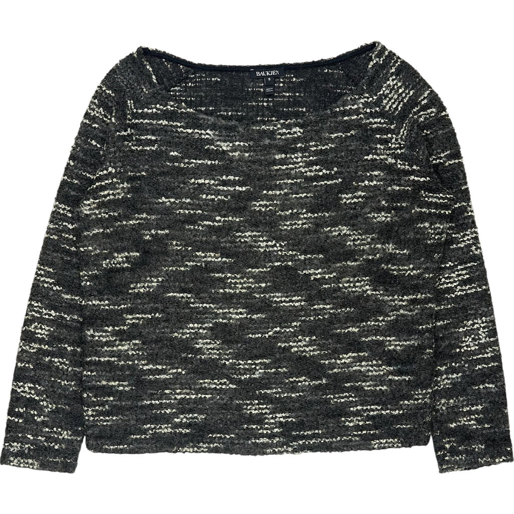 Baukjen Grey Boucle Knit Sweater