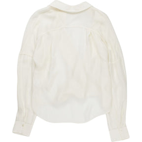 Vince Cream Silk Blouse