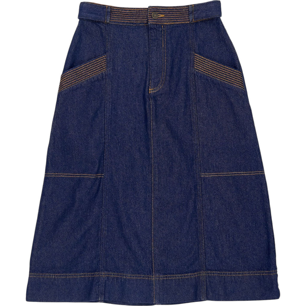 Wyse Blue Cara Denim Skirt