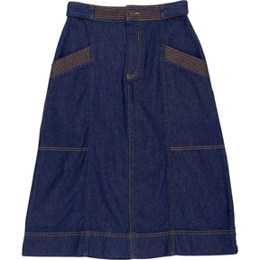 Wyse Blue Cara Denim Skirt