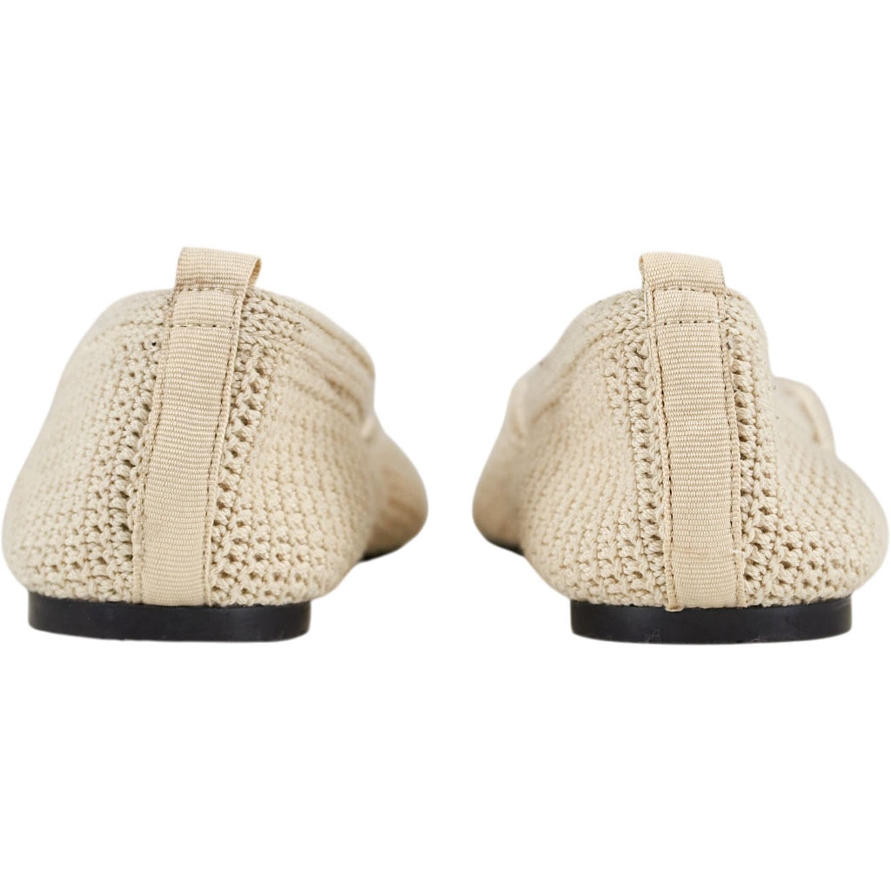Pull & Bear Cream Crochet Flats