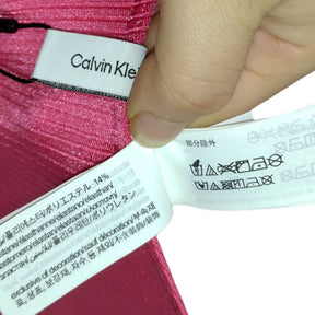 Calvin Klein Pink Intense Power Ribs Swimsuit