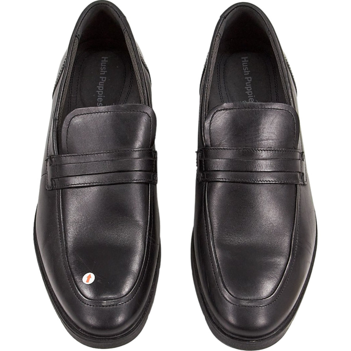 Hush Puppies Black Advice MT Slip On Shoes