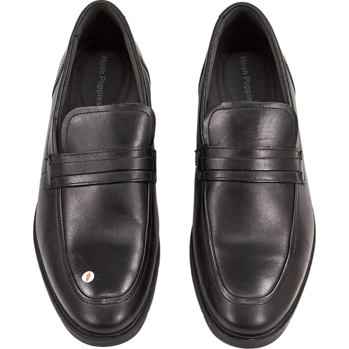Hush Puppies Black Advice MT Slip On Shoes